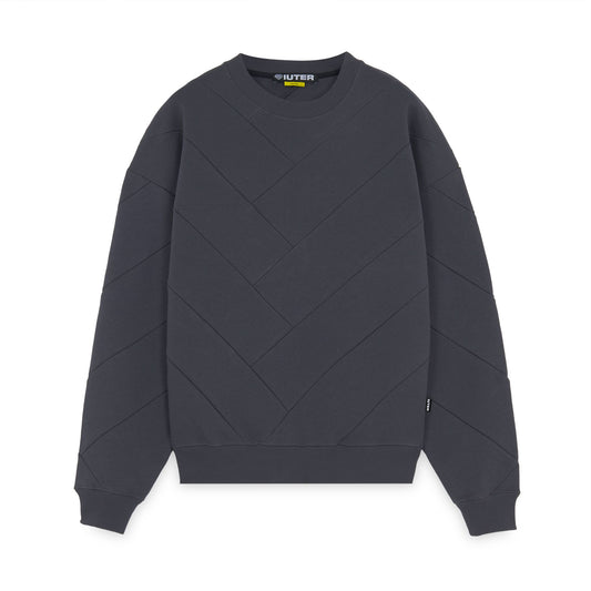 PARQUET CREWNECK ASPHALT