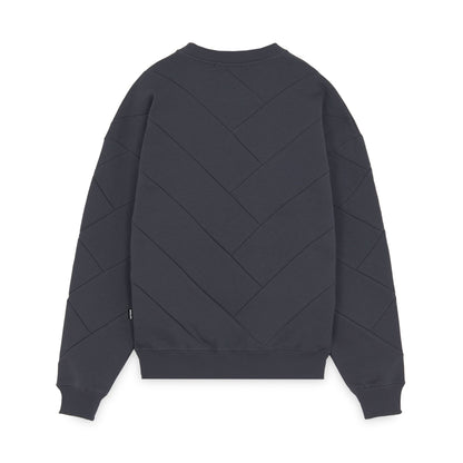 PARQUET CREWNECK ASPHALT