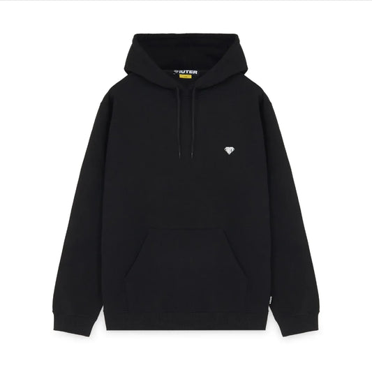 HEART LOGO HOODIE BLACK