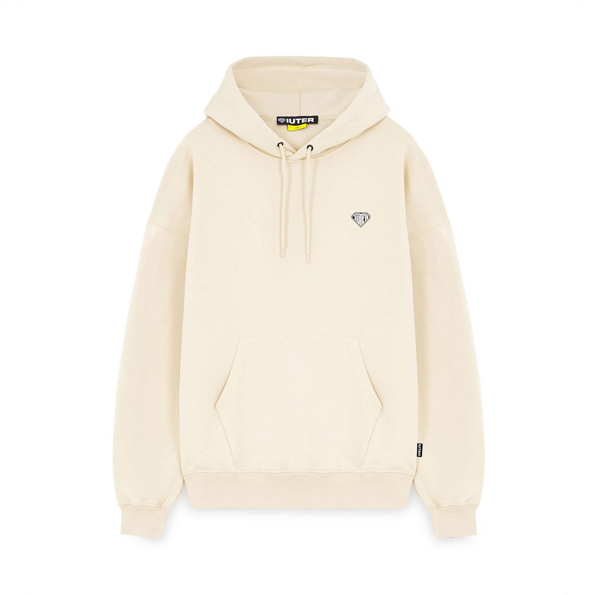 HEART LOGO HOODIE CREAM
