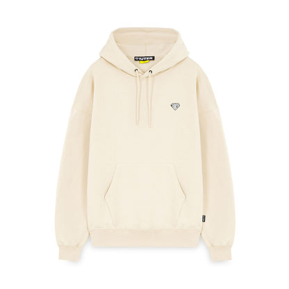 HEART LOGO HOODIE CREAM