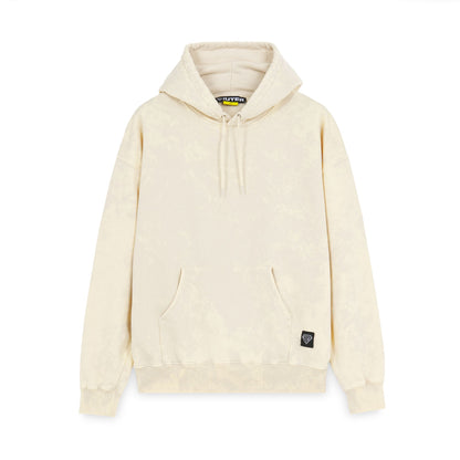LABEL MARBLE HOODIE CREAM