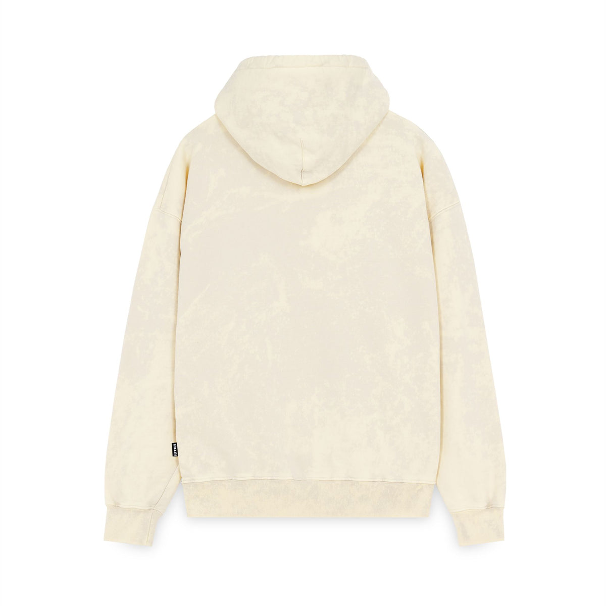 LABEL MARBLE HOODIE CREAM