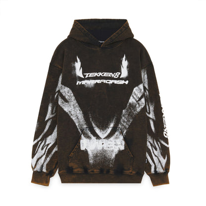 IUTER TEKKEN 8 MARRACASH - MARBLE HOODIE MARBLE BLACK
