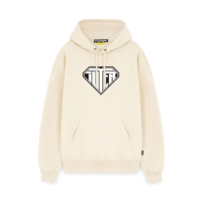 LOGO HOODIE CREAM
