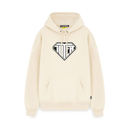 LOGO HOODIE CREAM