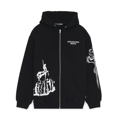 IUTER MARRACASH - CENTAUR ZIP HOODIE BLACK