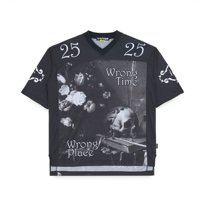 STILL LIFE FOOTBALL JERSEY BLACK