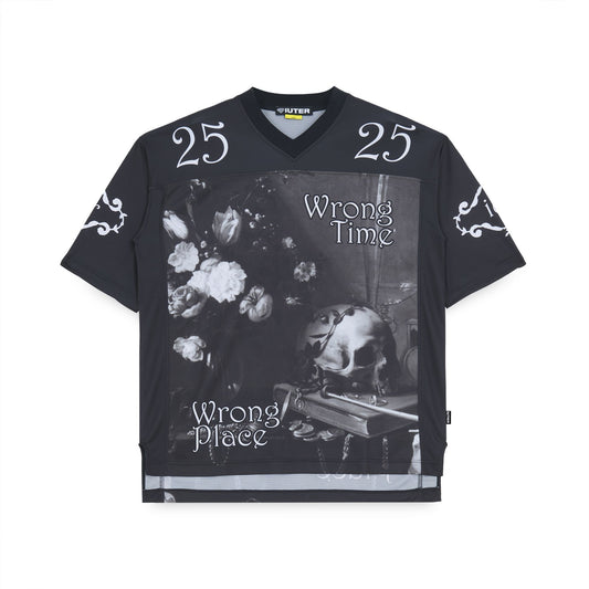 STILL LIFE FOOTBALL JERSEY BLACK
