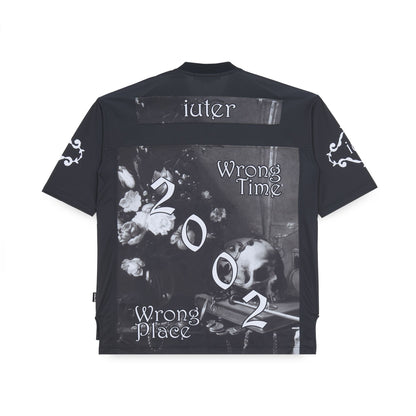 STILL LIFE FOOTBALL JERSEY BLACK