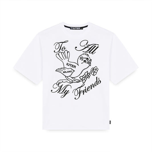 TO ALL MY FRIENDS TEE WHITE