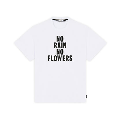 FLOWERS TEE WHITE