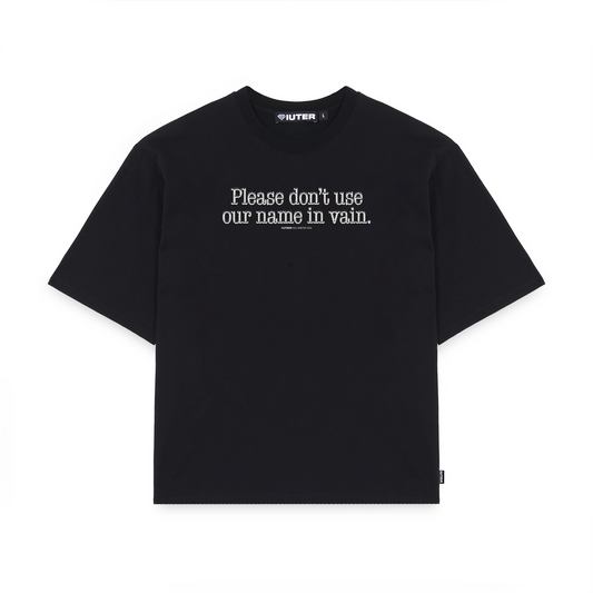 TROUBLES TEE BLACK