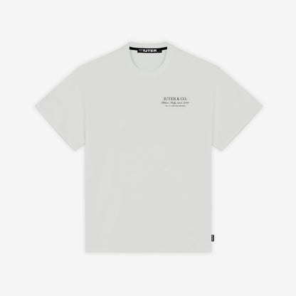 CUTS TEE DUSTYWHITE