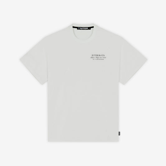 CUTS TEE DUSTYWHITE