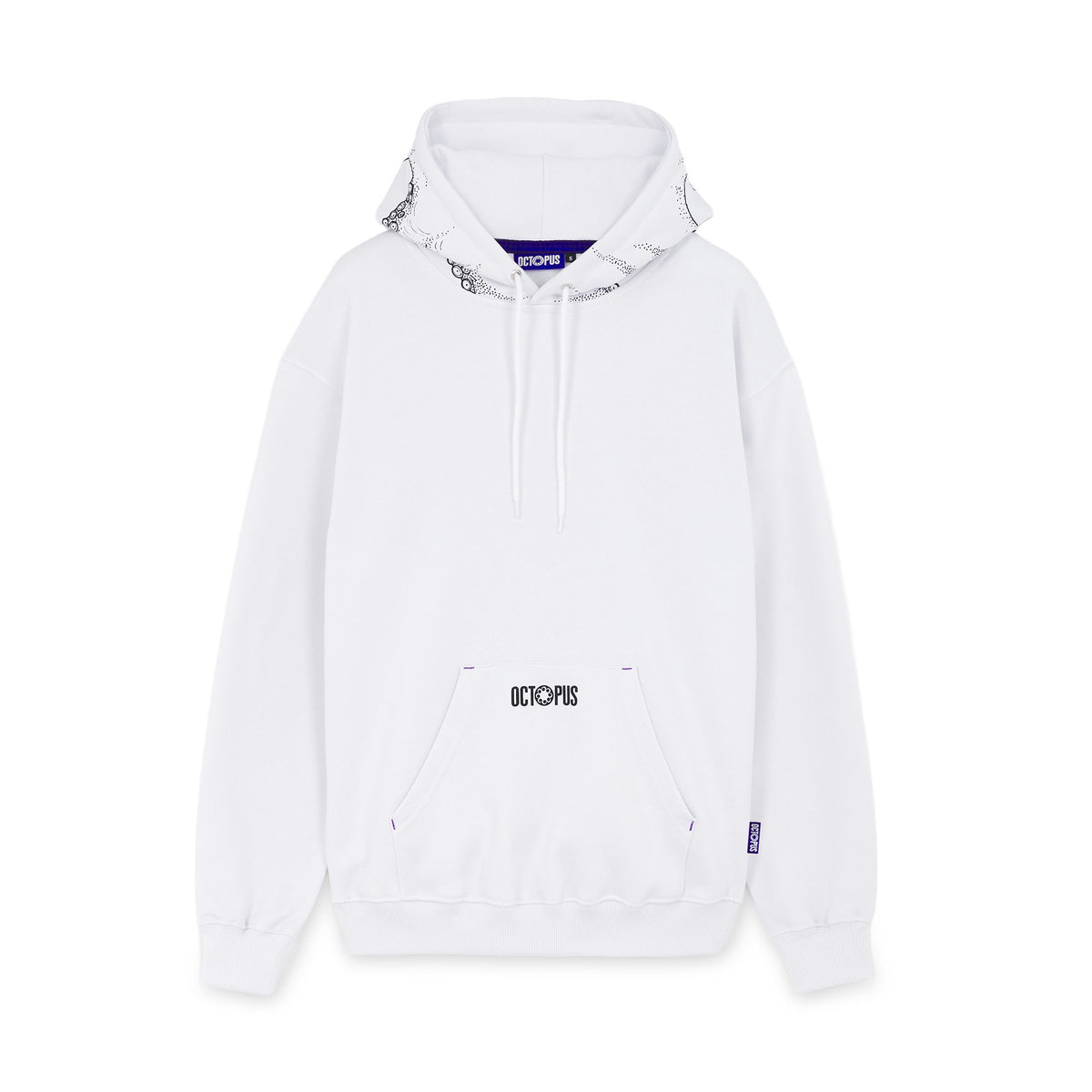 OCTOPUS HIGHER HOODIE WHITE