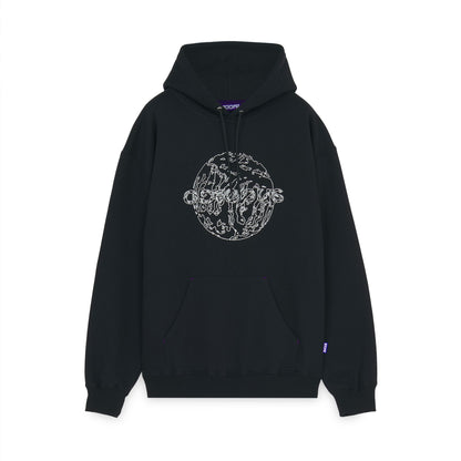WORLD HOODIE BLACK