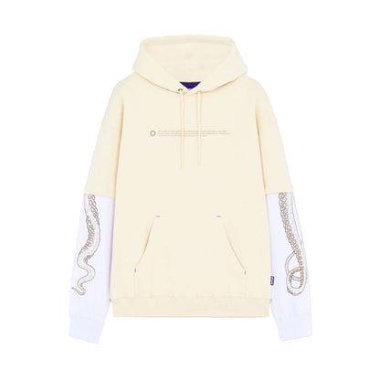 LOGO OVERHOODIE CREAM