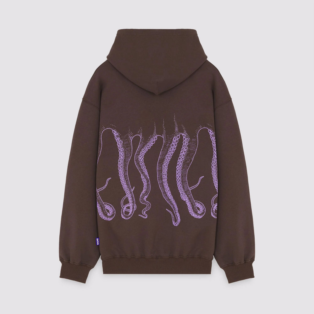 OUTLINE LOGO HOODIE BROWN