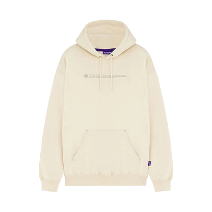 OUTLINE LOGO HOODIE CREAM