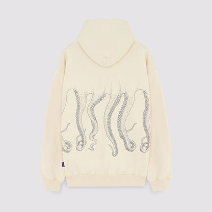 OUTLINE LOGO HOODIE CREAM