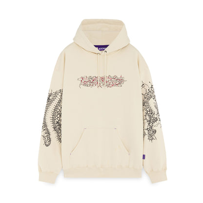 DIGITAL BANGER HOODIE BY VISUAL KULTURE CREAM