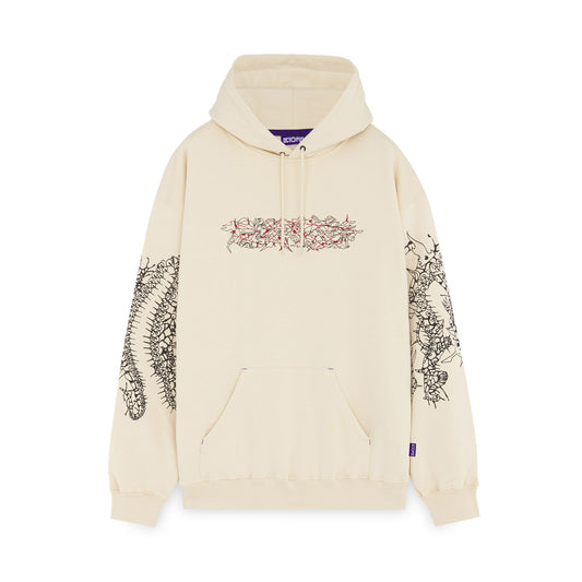 DIGITAL BANGER HOODIE BY VISUAL KULTURE CREAM