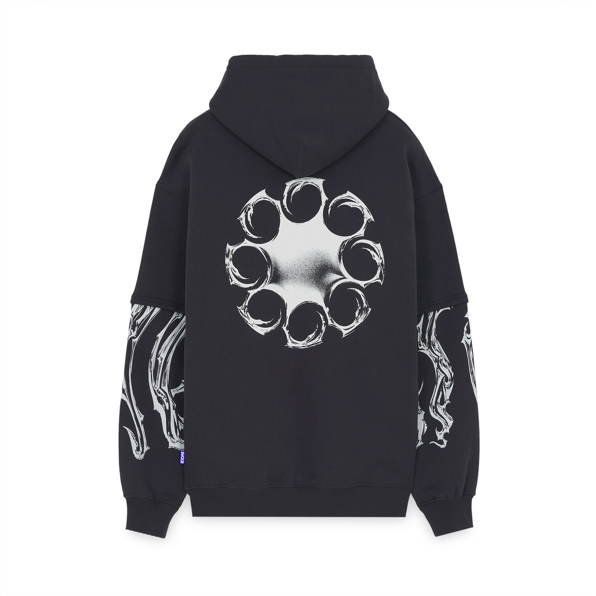 BLADE OVER HOODIE BY LUCA DEVINU ASPHALT