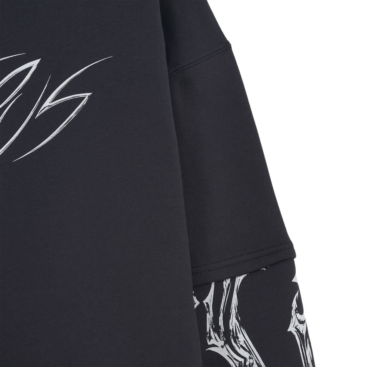 BLADE OVER HOODIE BY LUCA DEVINU ASPHALT