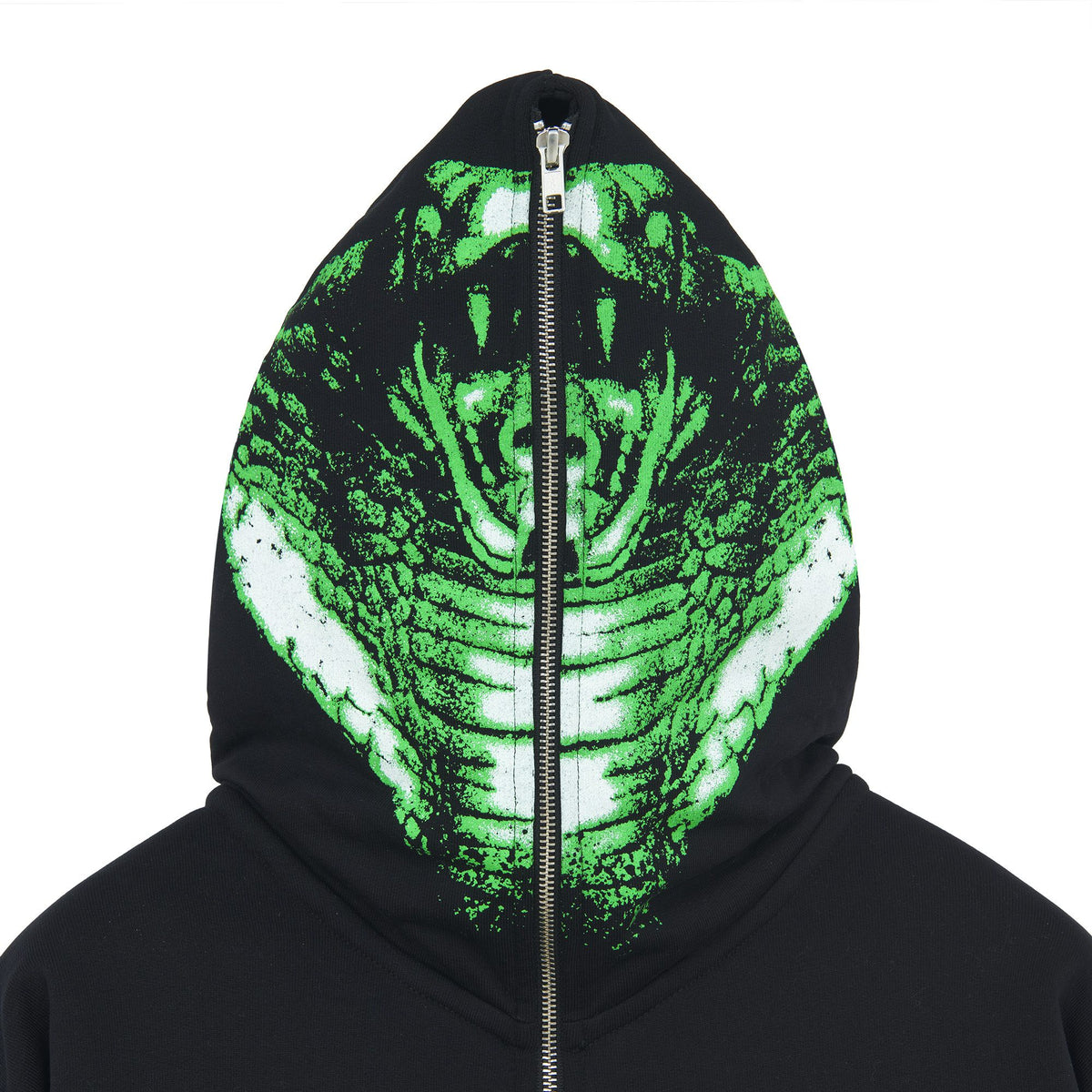 YEAR OF THE SNAKE OCTOPUS FULL ZIP HOODIE BLACK