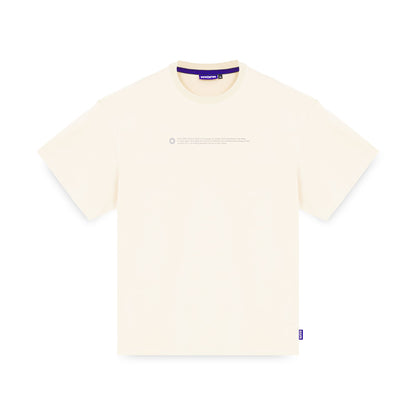 OUTLINE LOGO TEE CREAM