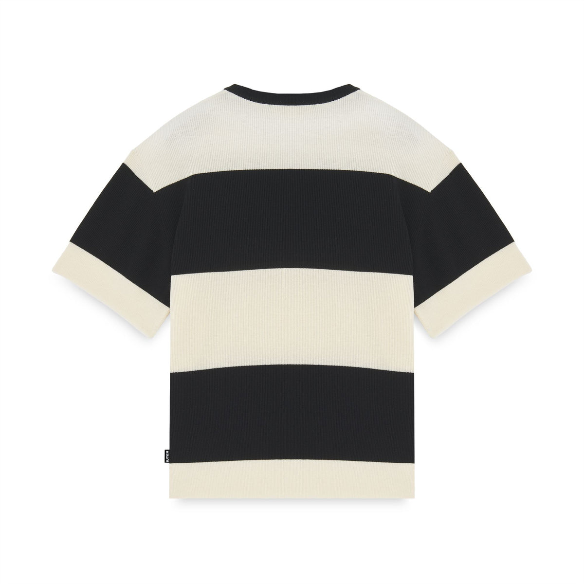 HARMONY BAND KNIT OVER TEE BLACK