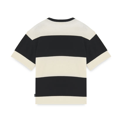 HARMONY BAND KNIT OVER TEE BLACK