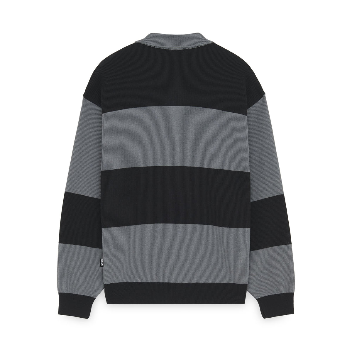 SOULS KNIT POLO BLACK