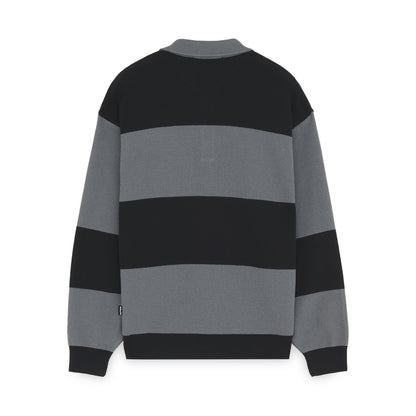 SOULS KNIT POLO BLACK