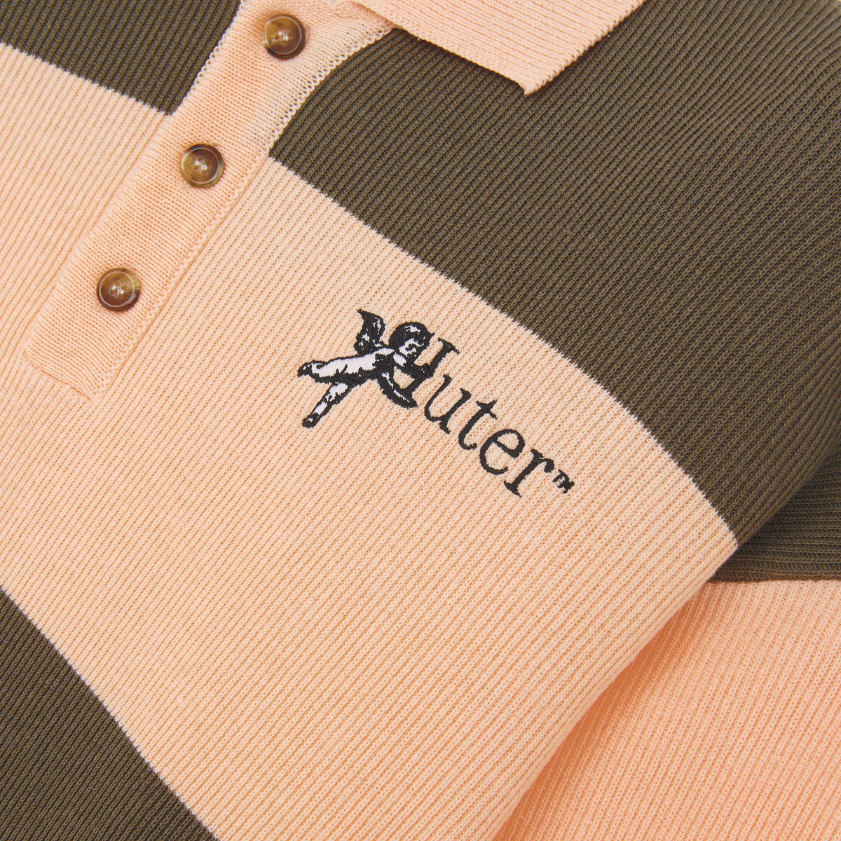 SOULS KNIT POLO PINK