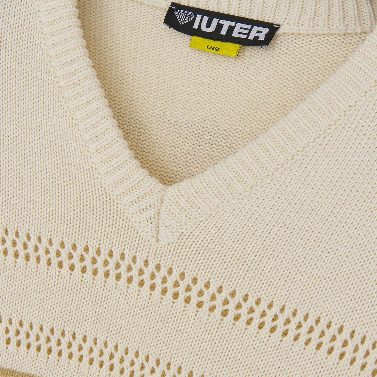 STARS FOOTBALL SWEATER IVORY