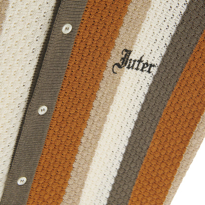 STRIPED KNIT S/S SHIRT MULTICOLOR