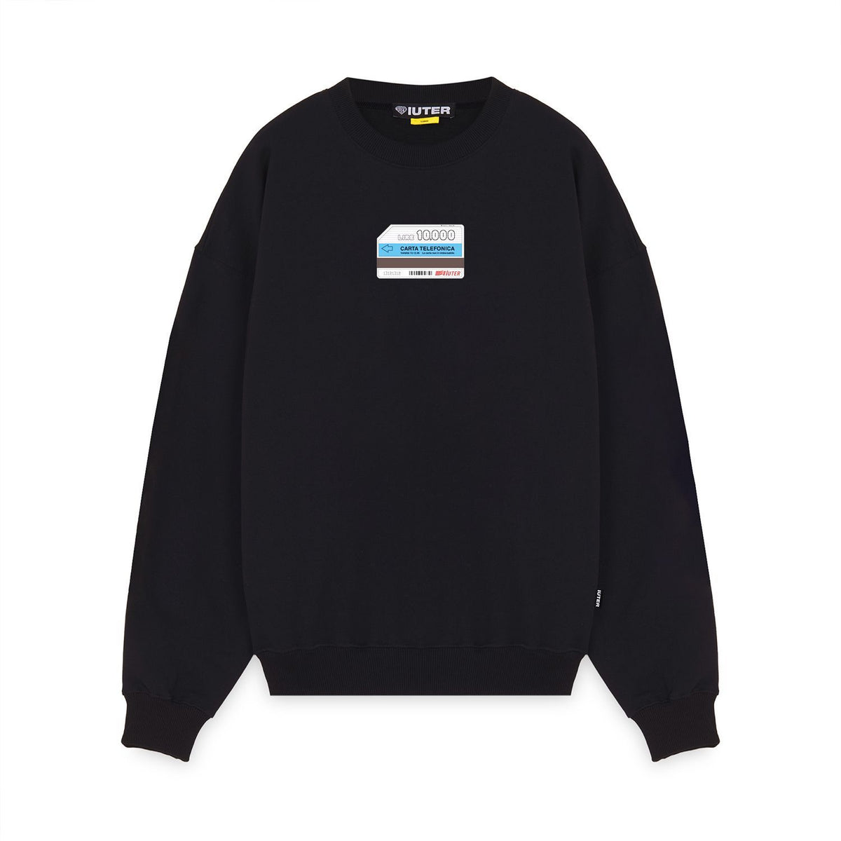 CALL ME CREWNECK BLACK