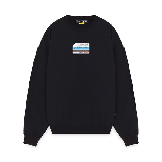 CALL ME CREWNECK BLACK