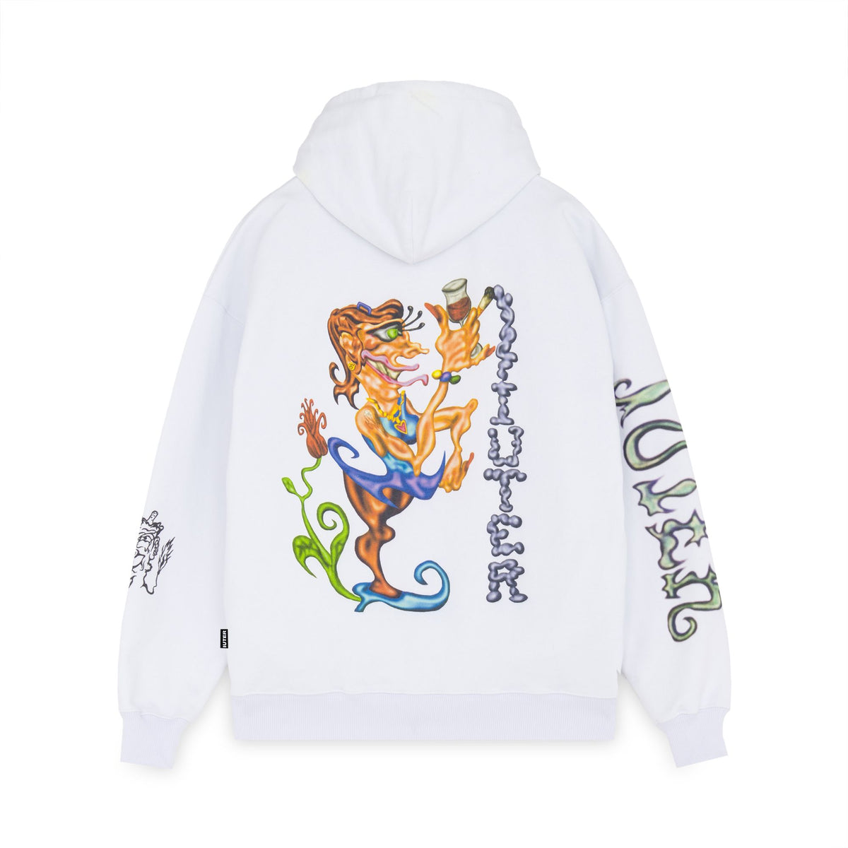 B.A.D HOODIE WHITE