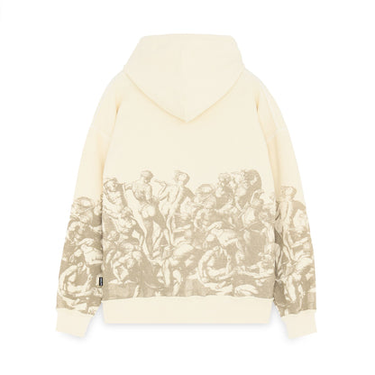 BATTLE REVERSE HOODIE IVORY