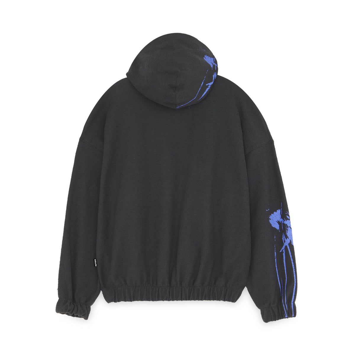 TILE DIAGONAL REVERSE HOODIE ASPHALT