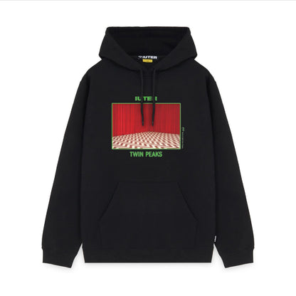 TWIN PEAKS: LODGE HOODIE BLACK