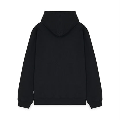 HEART LOGO ZIP HOODIE BLACK