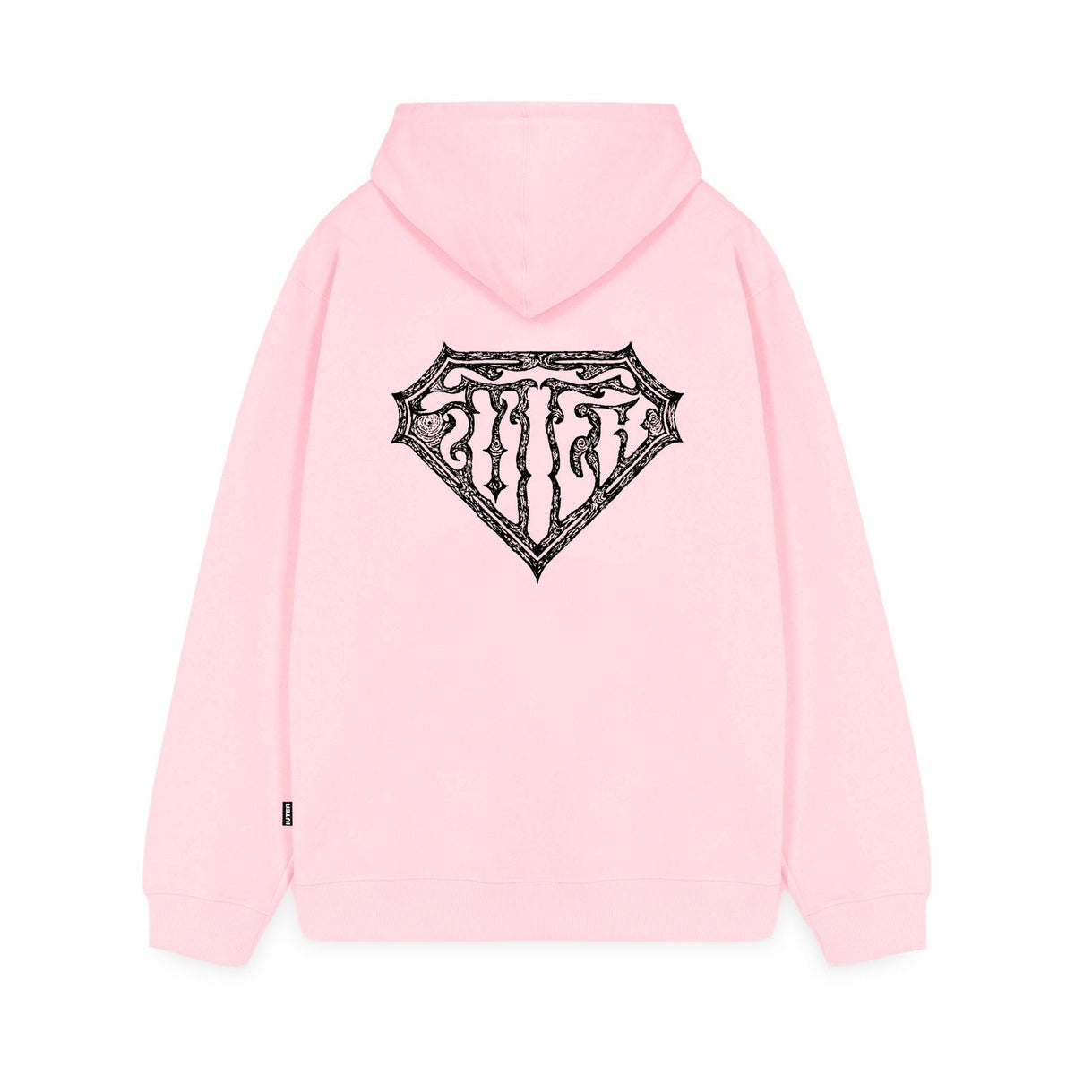 THORNS DOUBLE LOGO ZIP HOODIE PINK