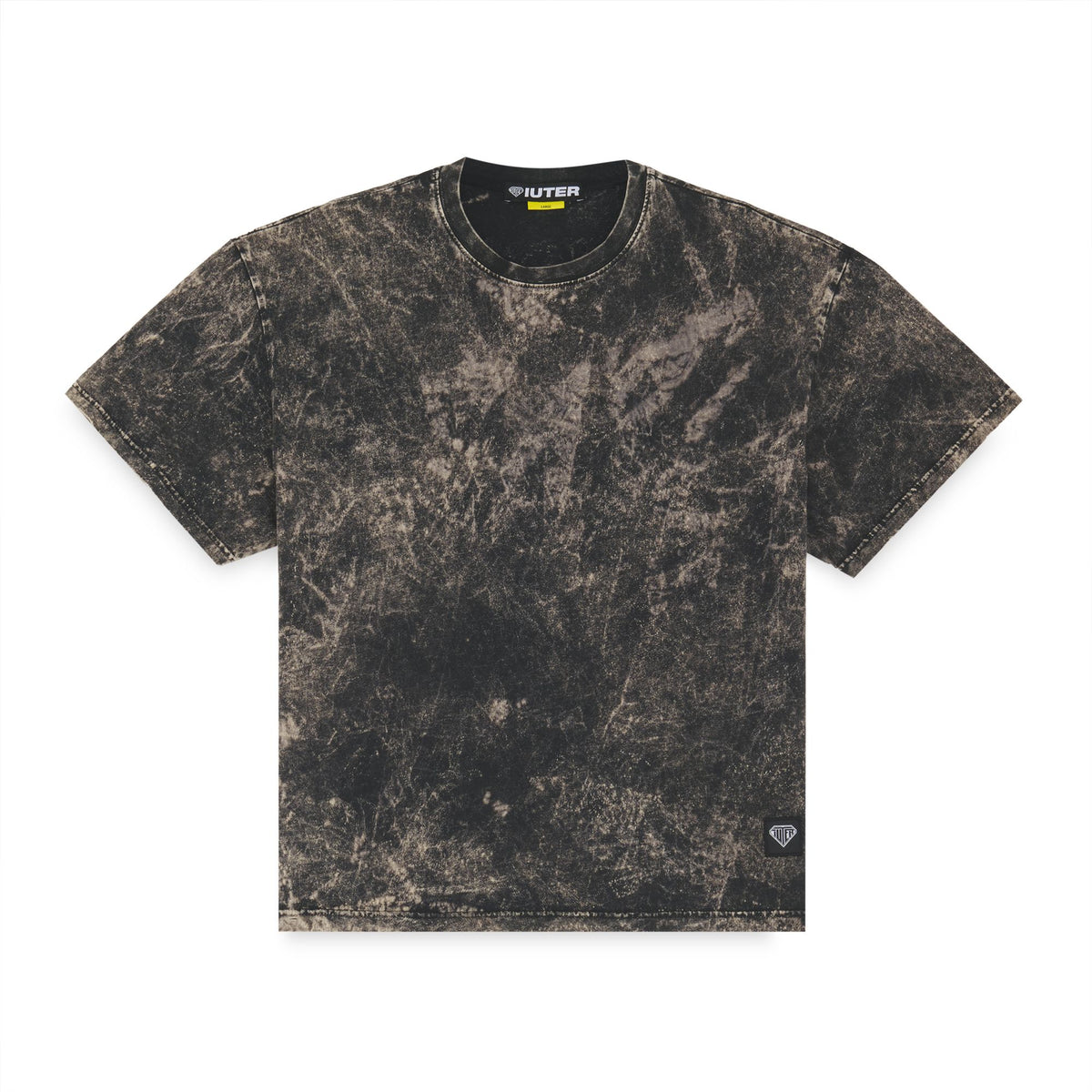 LABEL MARBLE TEE MARBLE BLACK