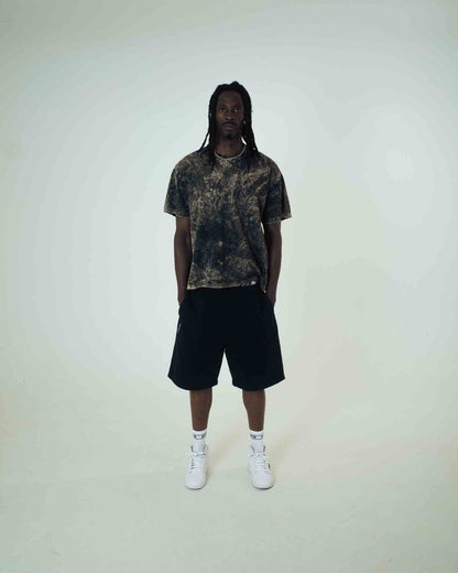 LABEL MARBLE TEE MARBLE BLACK