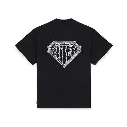 THORNS DOUBLE LOGO TEE BLACK