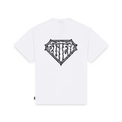 THORNS DOUBLE LOGO TEE WHITE
